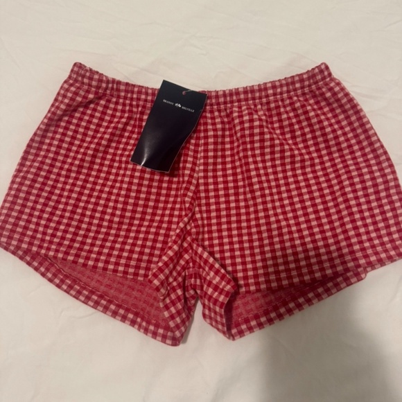 Brandy Melville red checkered shorts - Picture 1 of 1